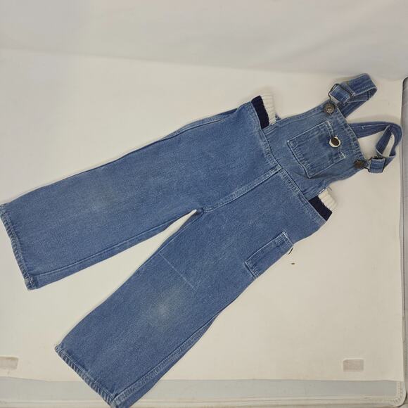 Little Challenger Overalls Toddler Unisex 3T Blue Jeans Demin 28" L x 20" Waist - Picture 1 of 9